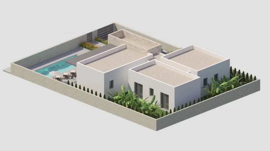 Villa de 3 dormitorios en Benijófar, Spain No. 307 № 3
