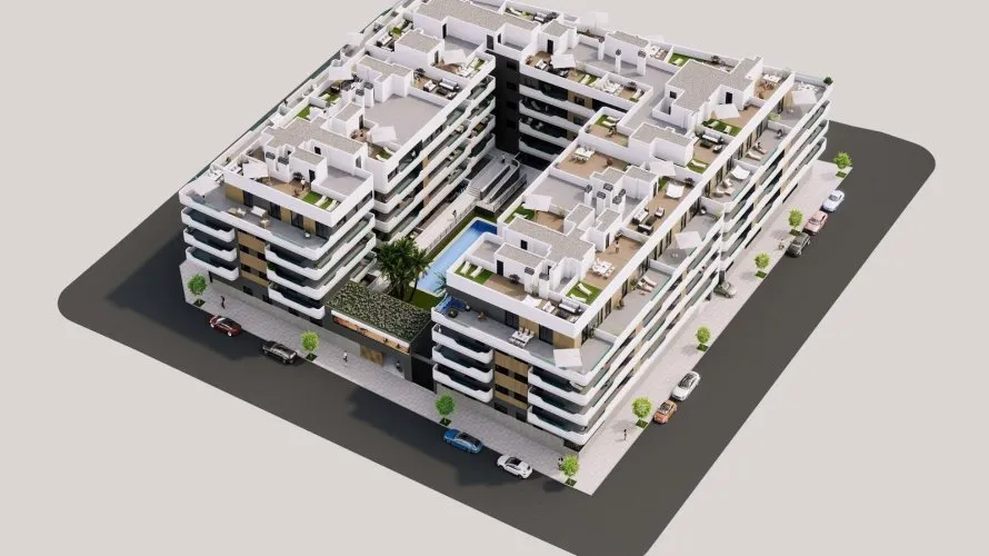 Apartamento de 2 dormitorios en Santa Pola, Spain No. 895 № 3