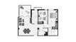2 dormitorios Apartamento plano «B2A16», Spa Valley II