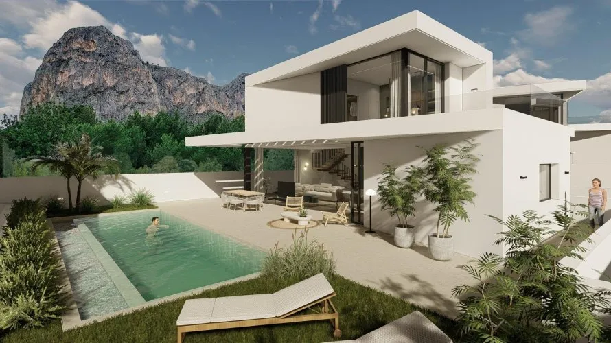 Villa de 3 dormitorios en Polop, Spain No. 696 № 5