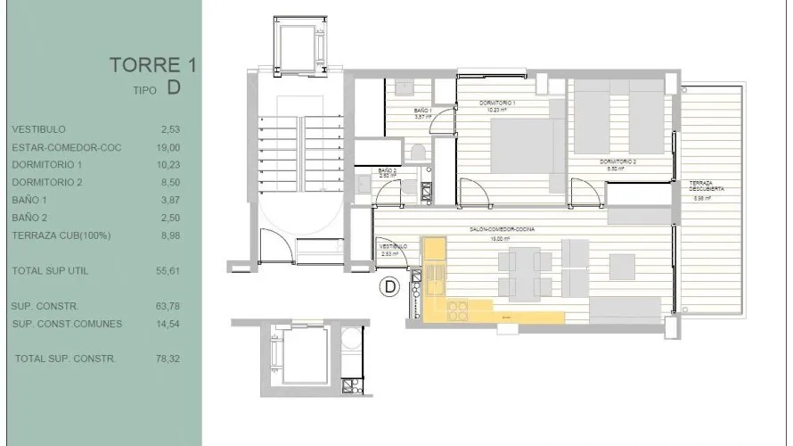 Apartamento de 2 dormitorios en Guardamar del Segura, Spain No. 1325 № 4