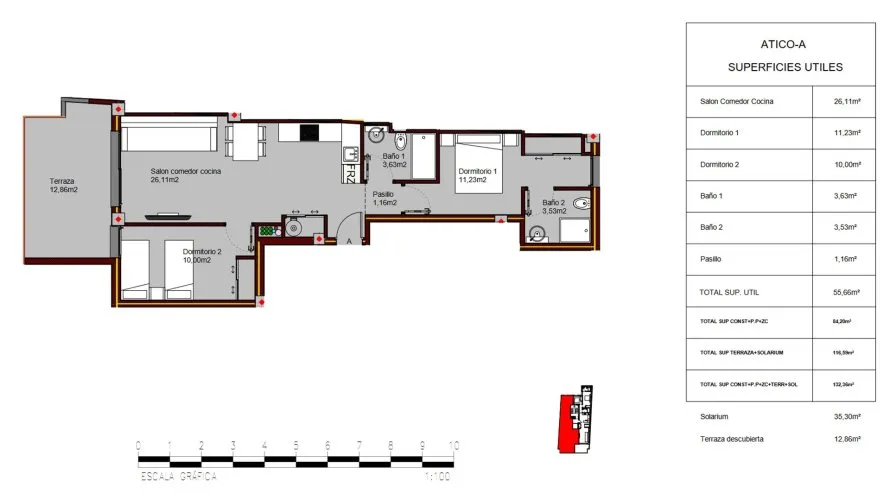 Apartamento de 2 dormitorios en Alegria Residencial XIX Torrevieja, Spain No. 68