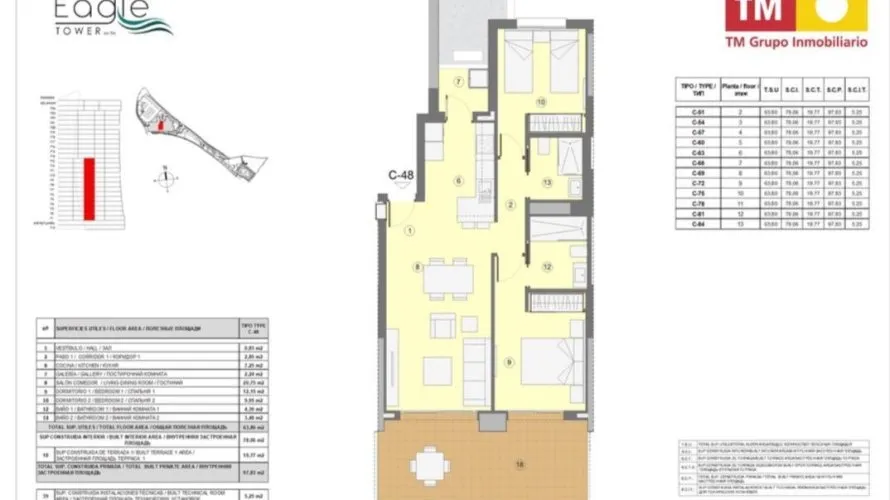 Apartamento de 2 dormitorios en Benidorm, Spain No. 919 № 27