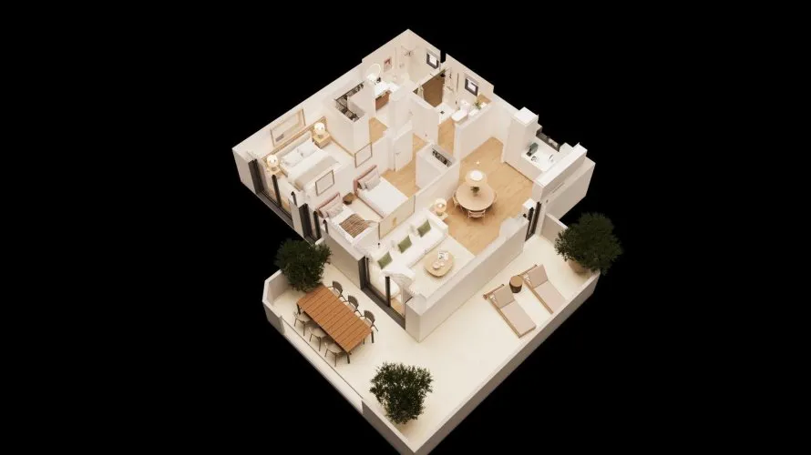 Apartamento de 1 dormitorio en Finestrat, Spain No. 83