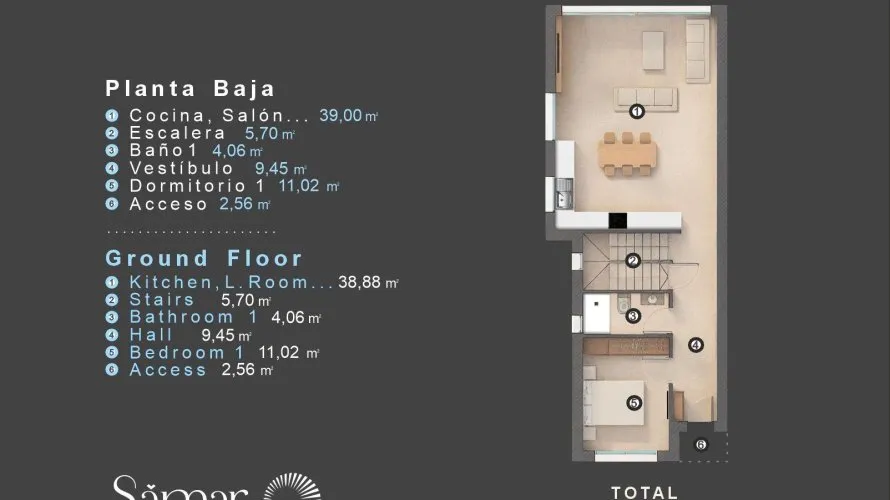 Villa de 3 dormitorios en Alicante, Spain No. 91 № 6