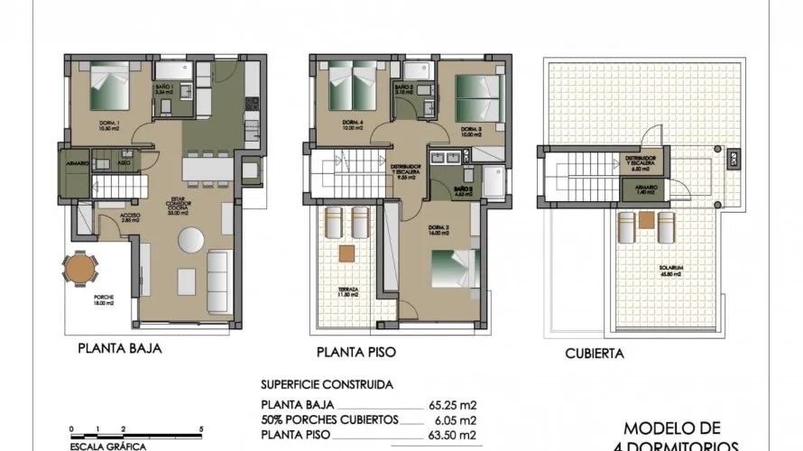 Villa de 4 dormitorios en San Miguel de Salinas, Spain No. 348 № 18