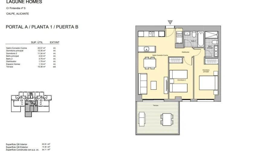 Apartamento de 2 dormitorios en Calpe, Spain No. 523 № 9