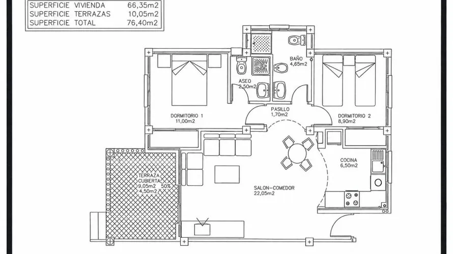 Apartamento de 2 dormitorios en La Zenia, Spain No. 2999 № 17