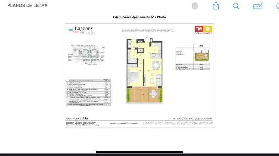 Apartment de 1 chambre à Torrevieja, Spain No. 1390 № 5