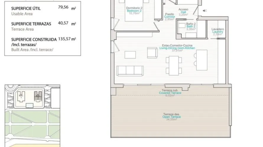 Apartment de 2 chambres à Villajoyosa, Spain No. 708 № 15