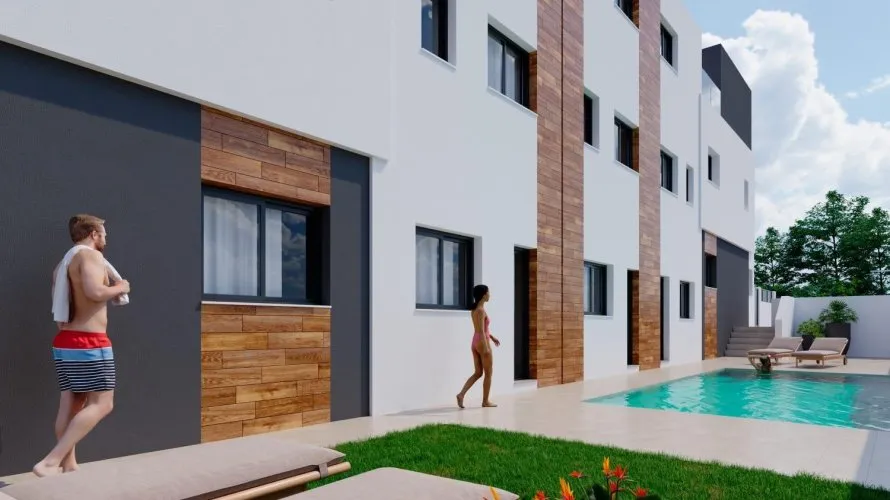 Apartment de 3 chambres à Nueva Torrevieja, Spain No. 1373