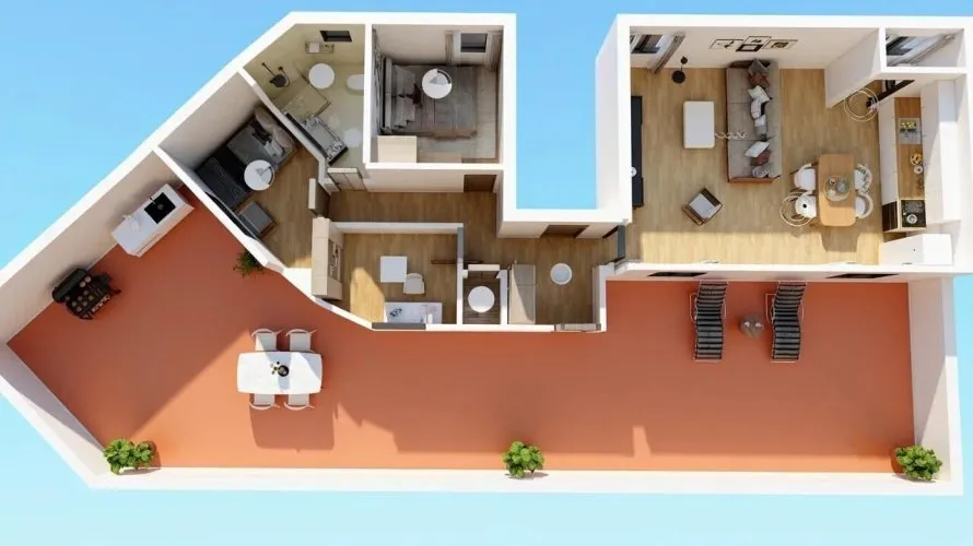Penthouse de 1 chambre à Manises, Spain No. 1424 № 1