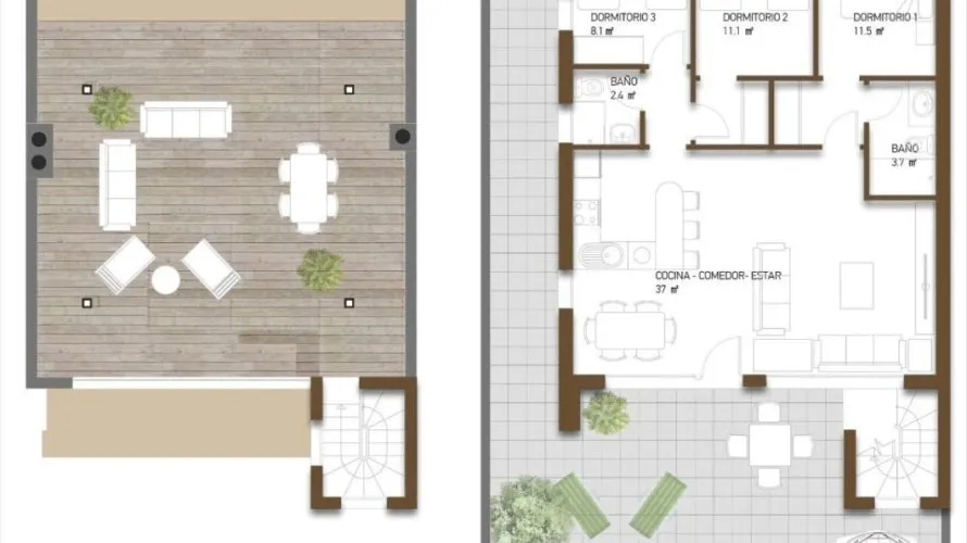 Villa de 3 chambres à Fuente Alamo de Murcia, Spain No. 1267 № 21
