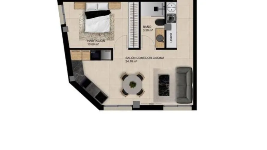 Apartment de 2 chambres à Elche, Spain No. 1483 № 3