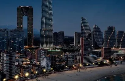 Квартира с 1 спальней в Бенидорм, Испания №147