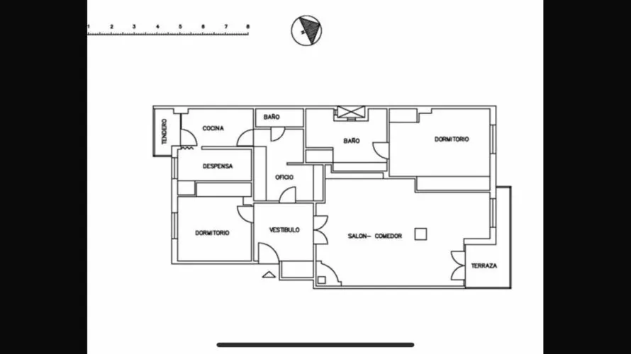Квартира с 2 спальнями в Мадрид, Испания №1384
