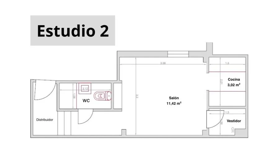 Квартира 42м² в Мадрид, Испания №913 № 24