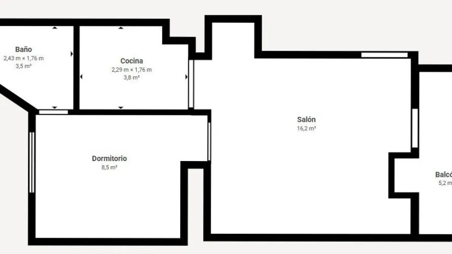 Квартира 44м² в Торревьеха, Испания №2760