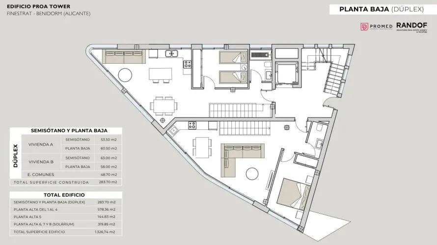 3 bedrooms penthouse for sale, Finestrat, Spain No. 732 № 11