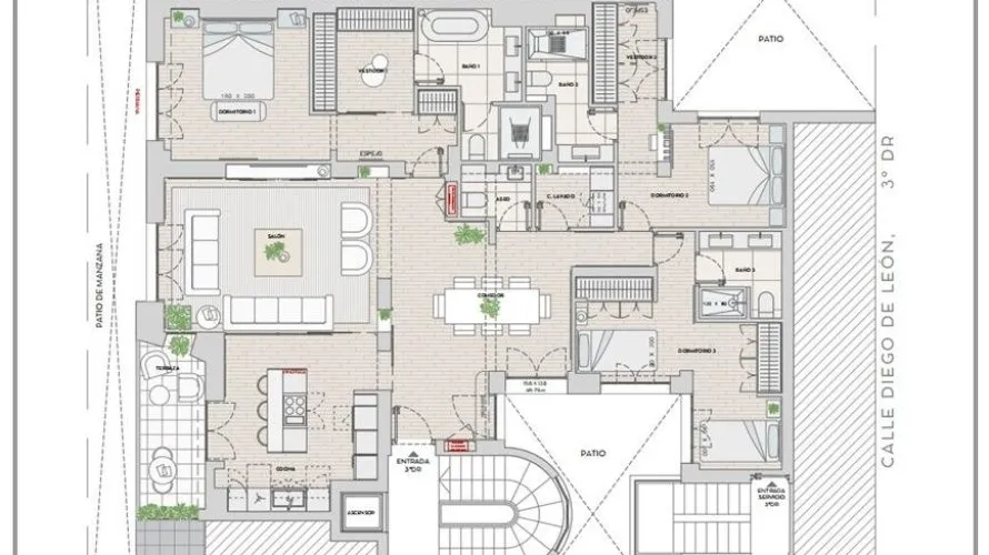3 bedrooms apartment for sale, Madrid, Spain No. 697 № 22