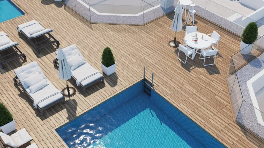 2 bedrooms penthouse for sale, La Florida, Spain No. 384 № 7