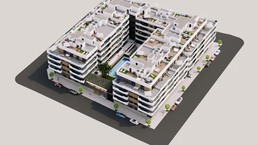 2 bedrooms apartment for sale, Santa Pola, Spain No. 837