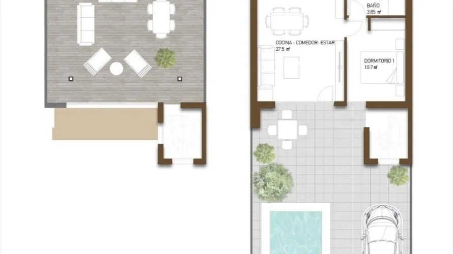 2 bedrooms villa for sale, Fuente Alamo de Murcia, Spain No. 1266 № 9