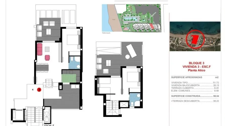 3 bedrooms penthouse for sale, Denia, Spain No. 305 № 5