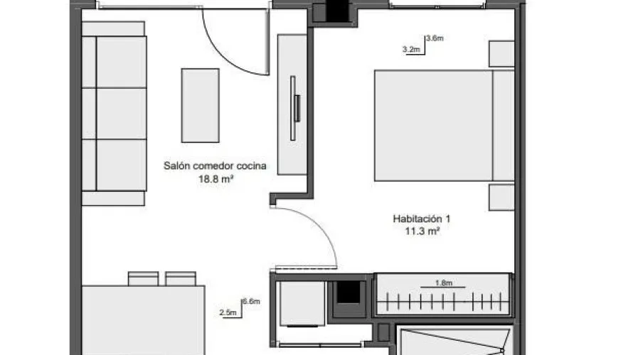 1 bedroom apartment for sale, Paterna, Spain No. 1331 № 1