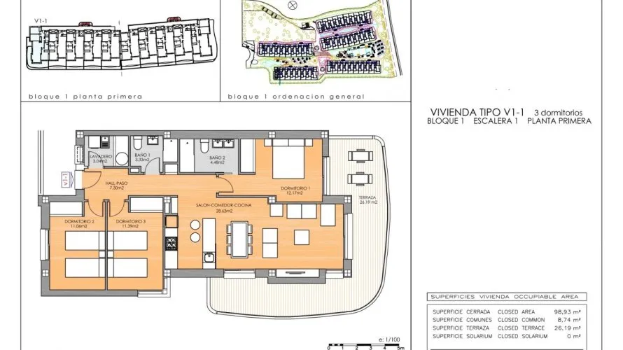 3 bedrooms apartment for sale, Playa Flamenca II, Spain No. 293 № 8